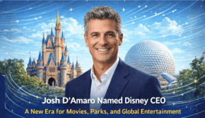 Read more about the article Josh D’Amaro Named Disney’s New CEO — A New Era for Movies, Parks, and Global Entertainment
